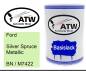 Preview: Ford, Silver Spruce Metallic, BN / M7422: 500ml Lackdose, von ATW Autoteile West.